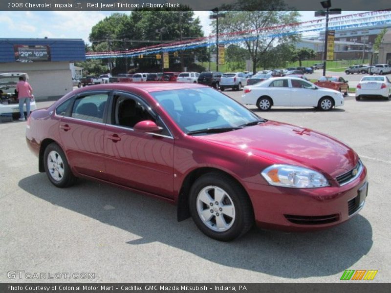 Red Jewel Tintcoat / Ebony Black 2008 Chevrolet Impala LT