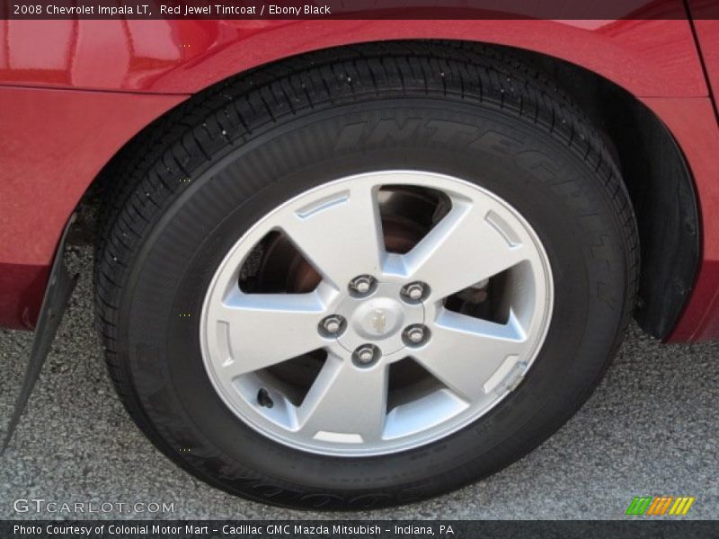 Red Jewel Tintcoat / Ebony Black 2008 Chevrolet Impala LT