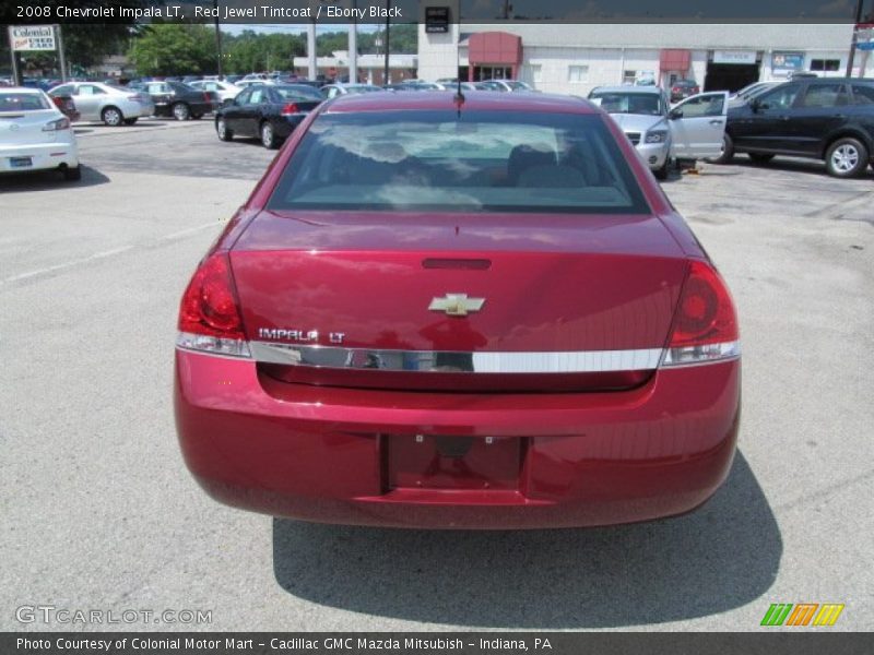 Red Jewel Tintcoat / Ebony Black 2008 Chevrolet Impala LT