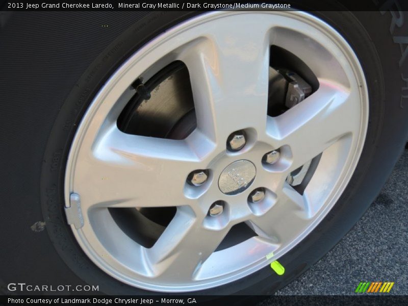 Mineral Gray Metallic / Dark Graystone/Medium Graystone 2013 Jeep Grand Cherokee Laredo