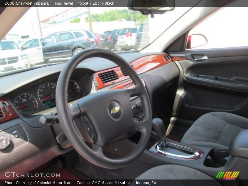 Red Jewel Tintcoat / Ebony Black 2008 Chevrolet Impala LT