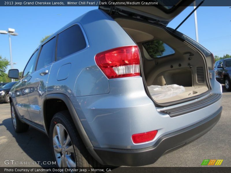 Winter Chill Pearl / Dark Graystone/Medium Graystone 2013 Jeep Grand Cherokee Laredo