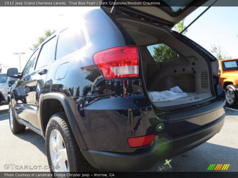 True Blue Pearl / Dark Graystone/Medium Graystone 2013 Jeep Grand Cherokee Laredo