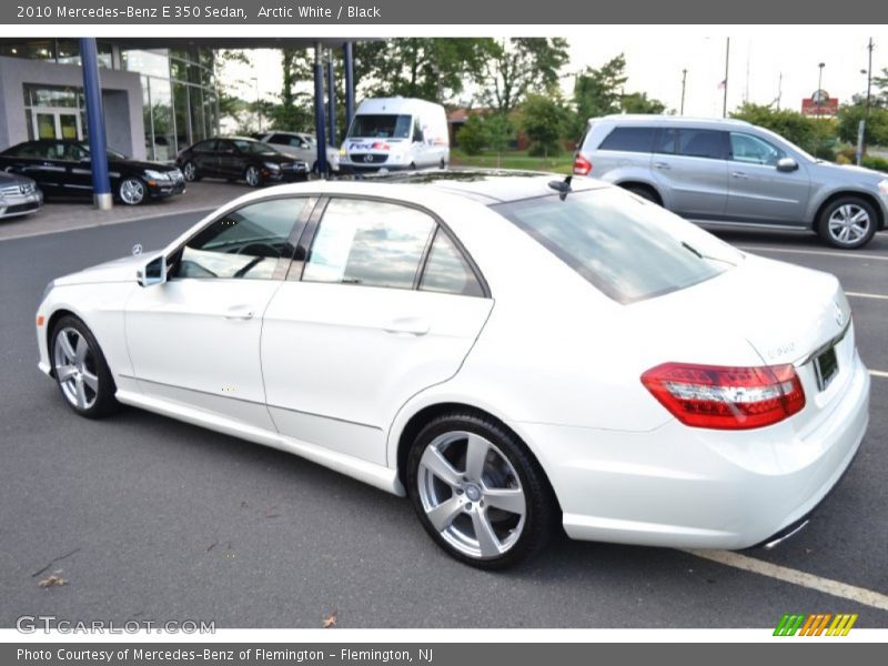 Arctic White / Black 2010 Mercedes-Benz E 350 Sedan
