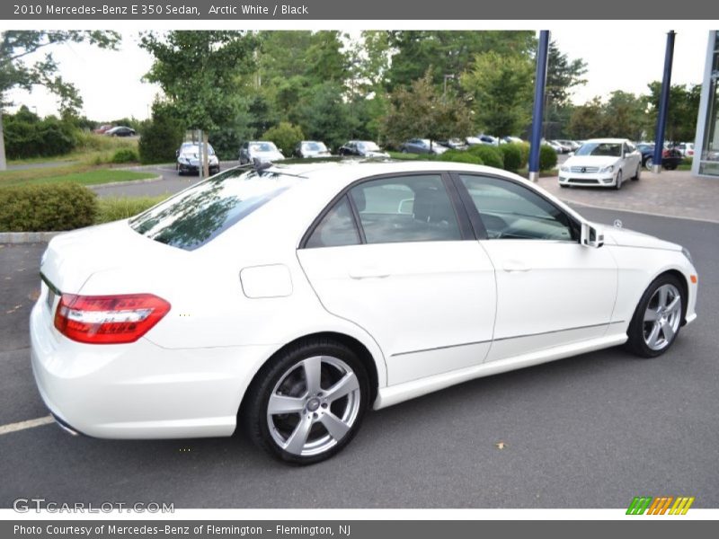 Arctic White / Black 2010 Mercedes-Benz E 350 Sedan