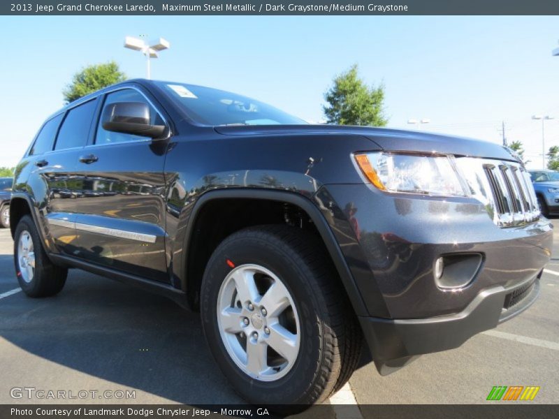 Maximum Steel Metallic / Dark Graystone/Medium Graystone 2013 Jeep Grand Cherokee Laredo