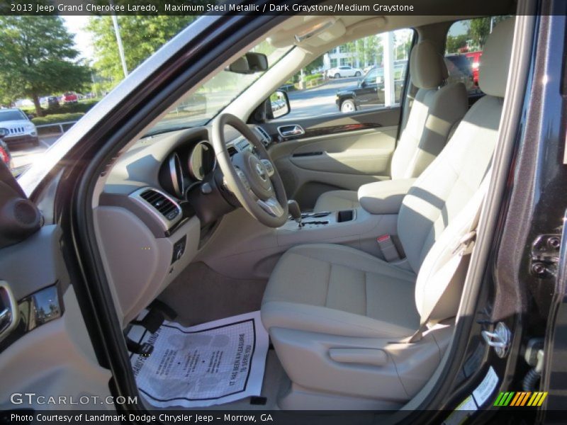 Maximum Steel Metallic / Dark Graystone/Medium Graystone 2013 Jeep Grand Cherokee Laredo