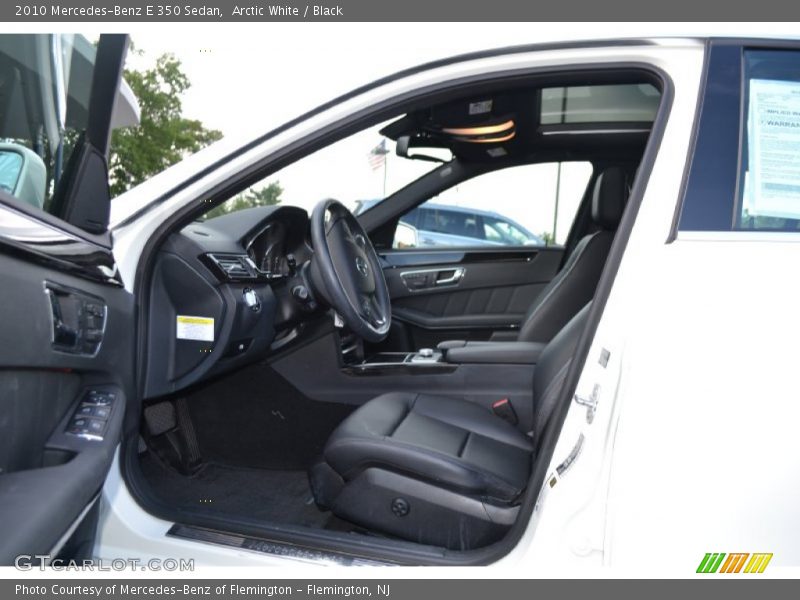 Arctic White / Black 2010 Mercedes-Benz E 350 Sedan