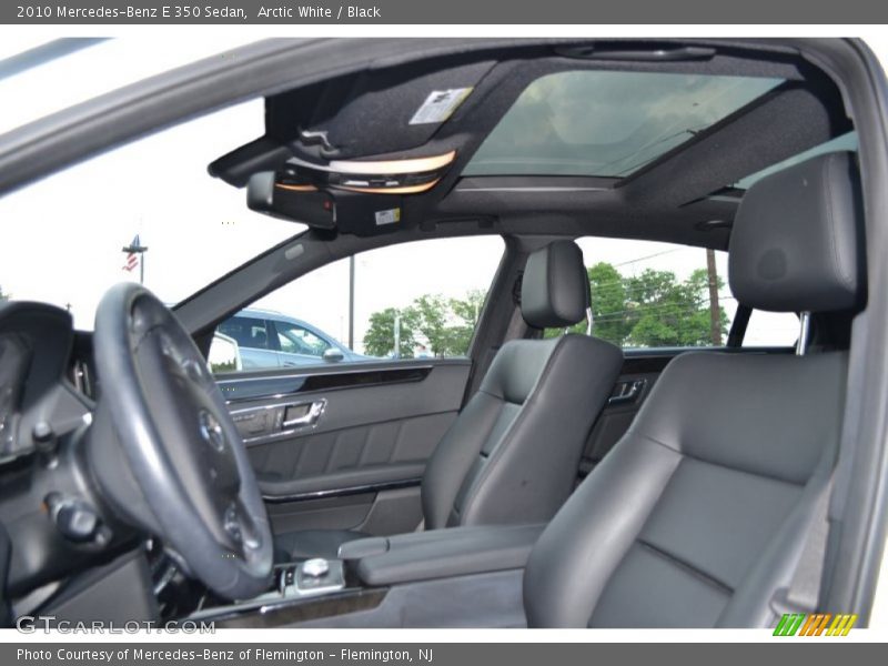 Arctic White / Black 2010 Mercedes-Benz E 350 Sedan