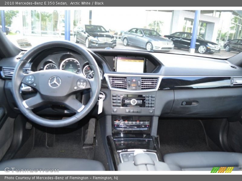 Arctic White / Black 2010 Mercedes-Benz E 350 Sedan