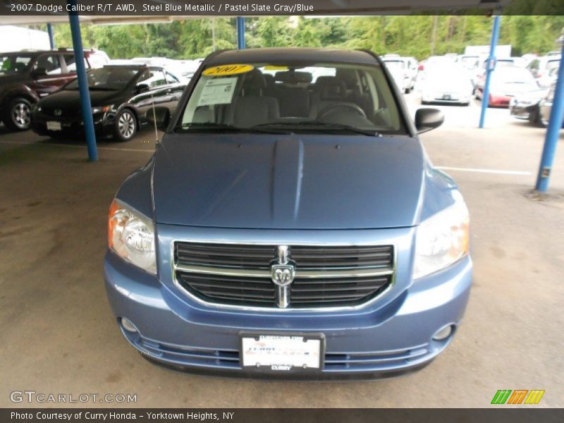 Steel Blue Metallic / Pastel Slate Gray/Blue 2007 Dodge Caliber R/T AWD