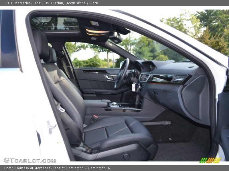 Arctic White / Black 2010 Mercedes-Benz E 350 Sedan