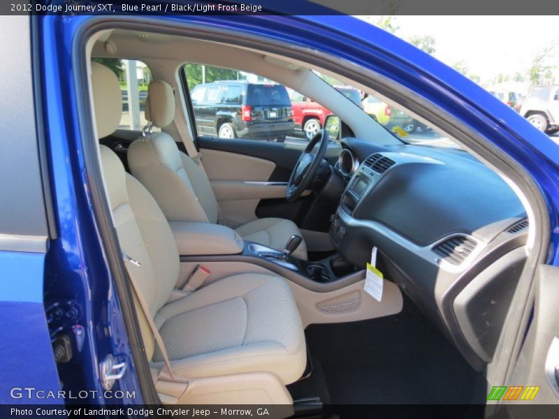 Blue Pearl / Black/Light Frost Beige 2012 Dodge Journey SXT