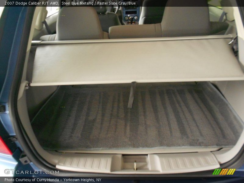Steel Blue Metallic / Pastel Slate Gray/Blue 2007 Dodge Caliber R/T AWD