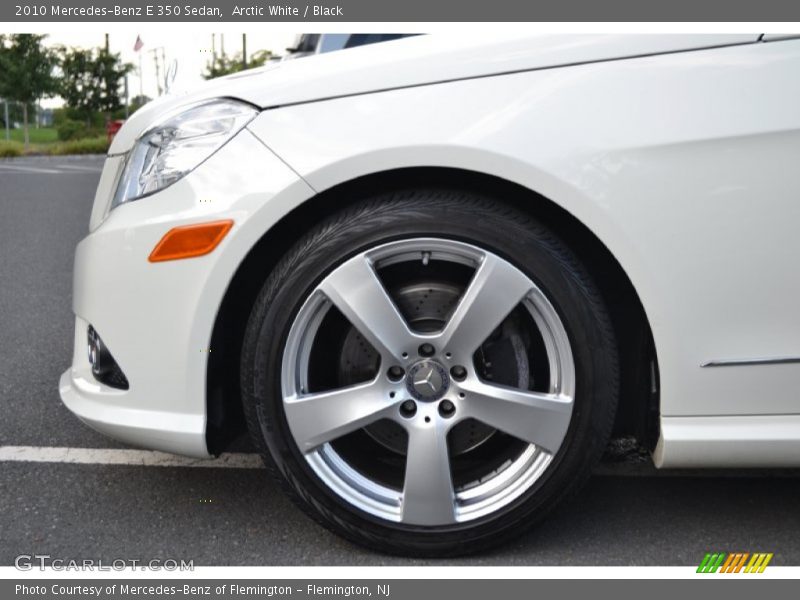 Arctic White / Black 2010 Mercedes-Benz E 350 Sedan