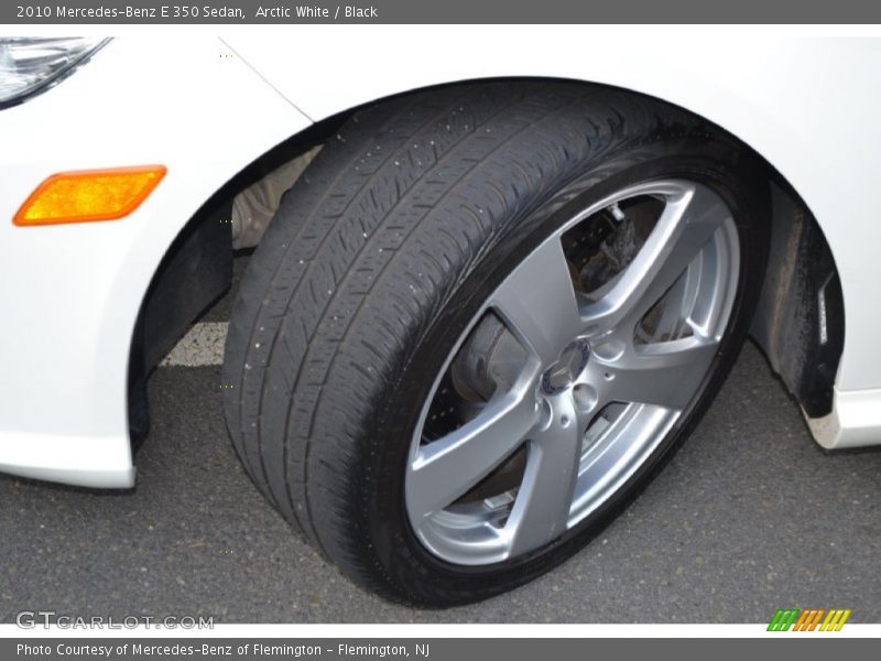 Arctic White / Black 2010 Mercedes-Benz E 350 Sedan