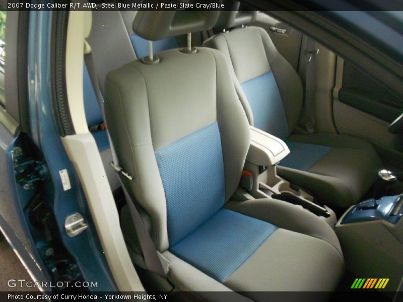 Steel Blue Metallic / Pastel Slate Gray/Blue 2007 Dodge Caliber R/T AWD