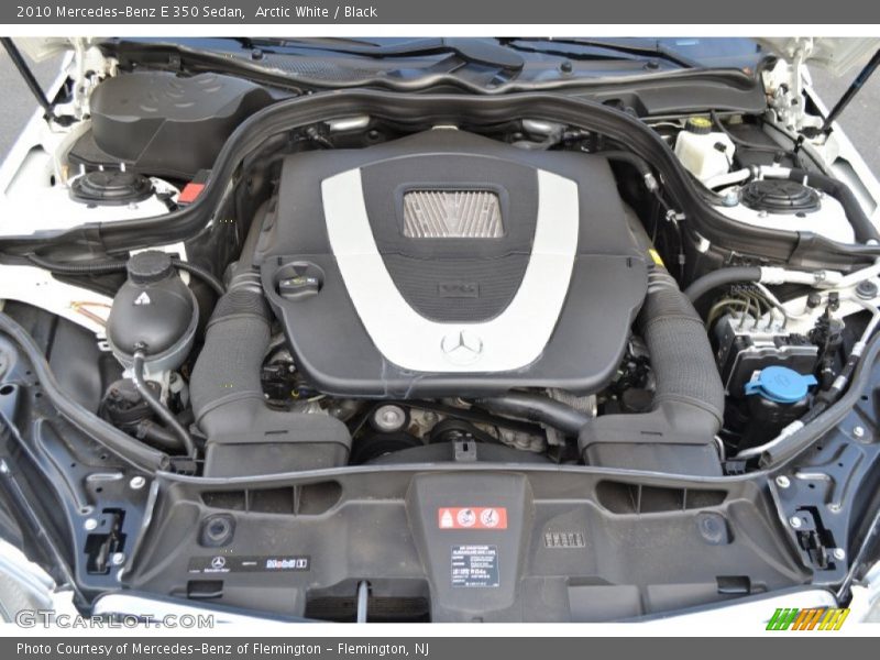 Arctic White / Black 2010 Mercedes-Benz E 350 Sedan