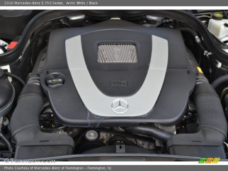 Arctic White / Black 2010 Mercedes-Benz E 350 Sedan
