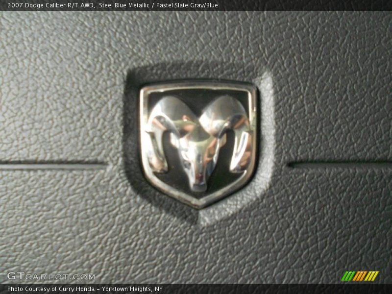 Steel Blue Metallic / Pastel Slate Gray/Blue 2007 Dodge Caliber R/T AWD