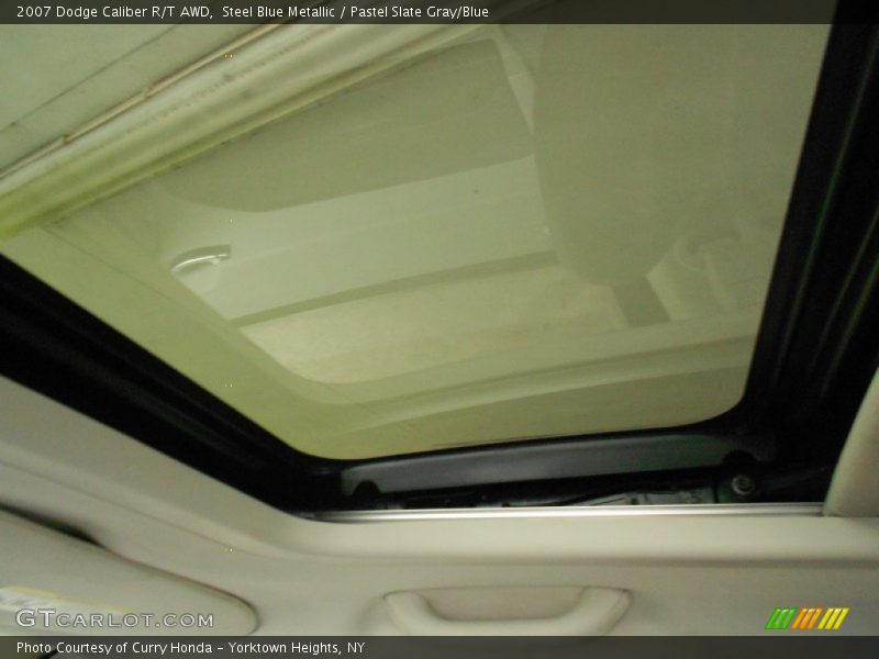 Steel Blue Metallic / Pastel Slate Gray/Blue 2007 Dodge Caliber R/T AWD