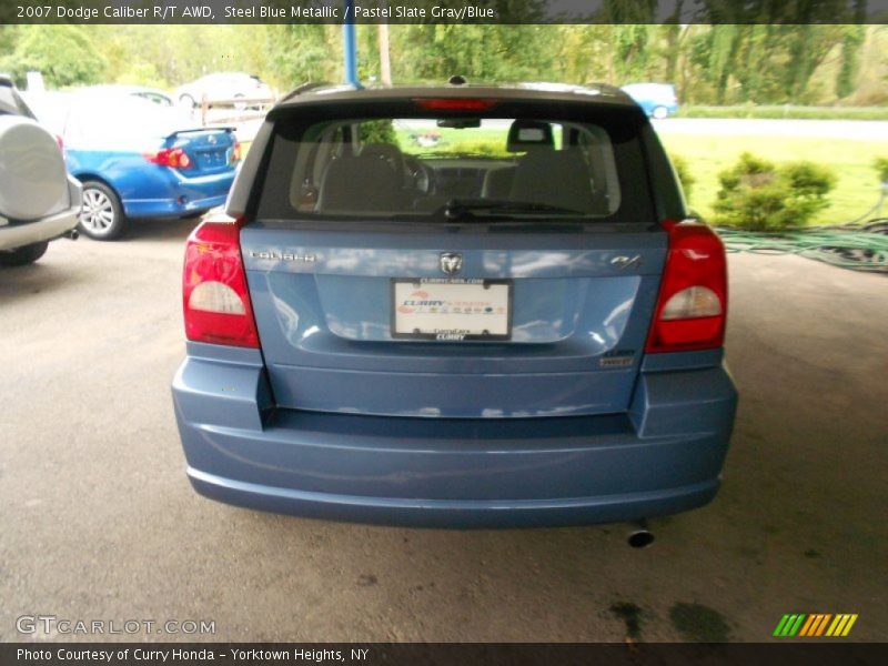 Steel Blue Metallic / Pastel Slate Gray/Blue 2007 Dodge Caliber R/T AWD
