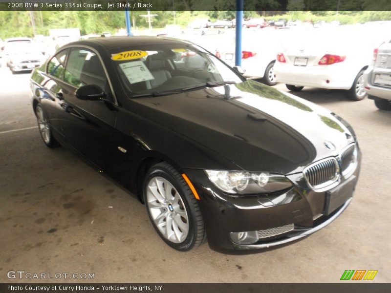 Jet Black / Black 2008 BMW 3 Series 335xi Coupe