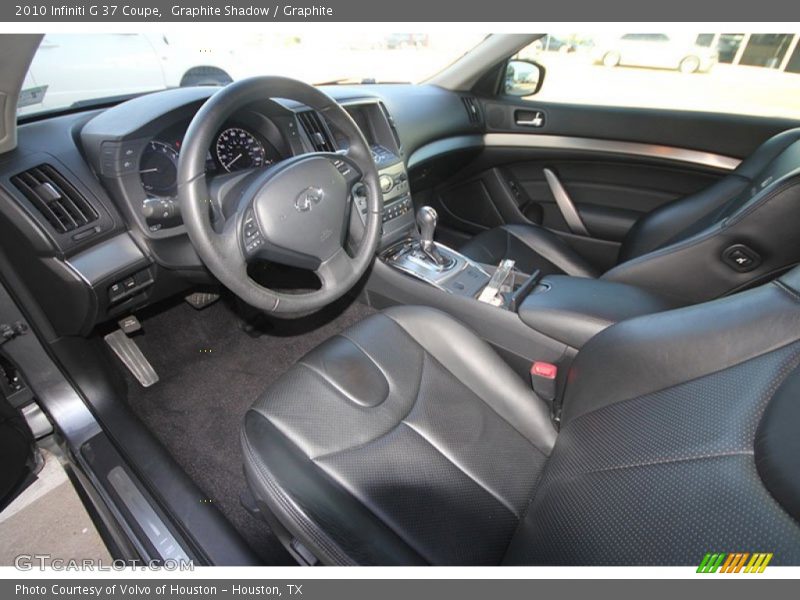 Graphite Interior - 2010 G 37 Coupe 