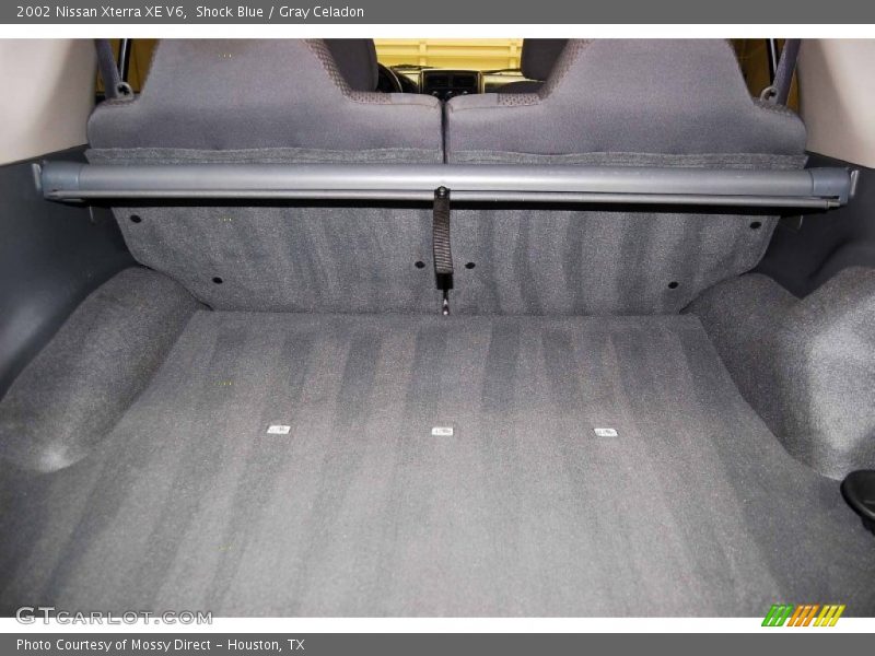 Shock Blue / Gray Celadon 2002 Nissan Xterra XE V6