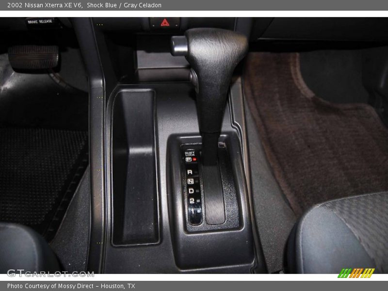 Shock Blue / Gray Celadon 2002 Nissan Xterra XE V6