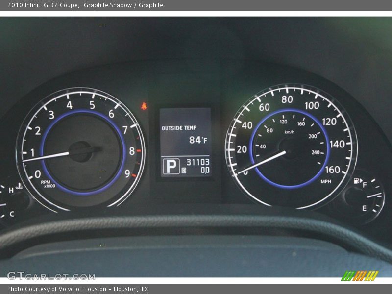  2010 G 37 Coupe 37 Coupe Gauges