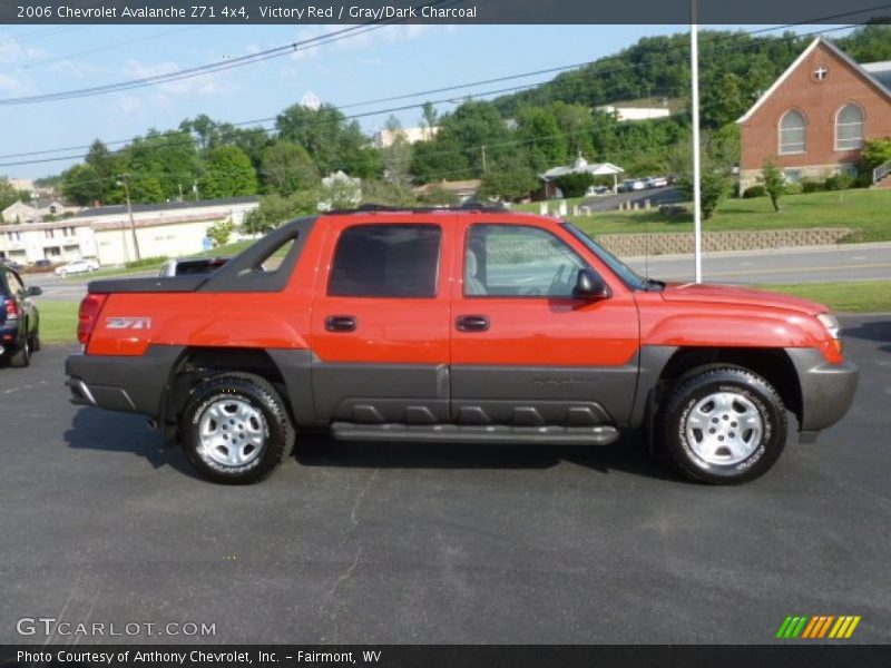 Victory Red / Gray/Dark Charcoal 2006 Chevrolet Avalanche Z71 4x4