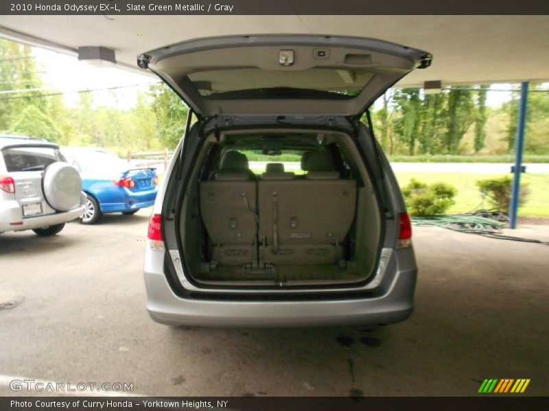 Slate Green Metallic / Gray 2010 Honda Odyssey EX-L