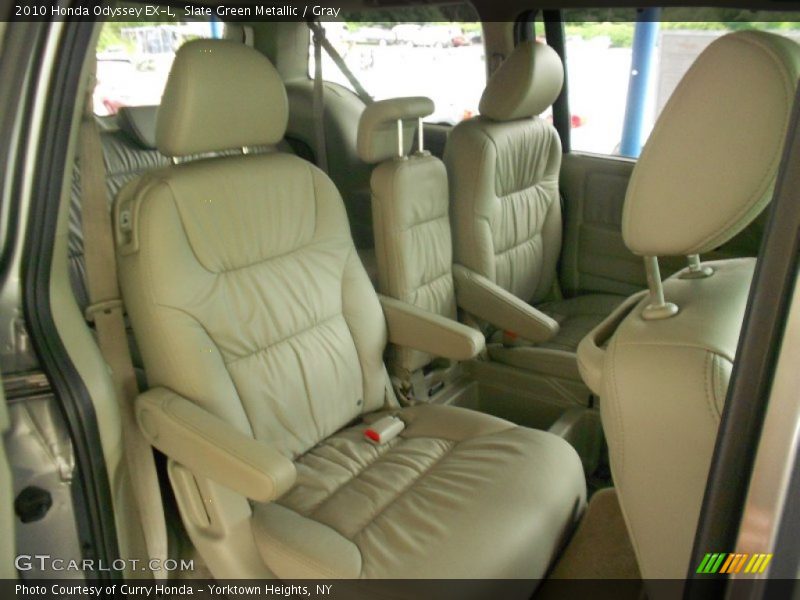 Slate Green Metallic / Gray 2010 Honda Odyssey EX-L