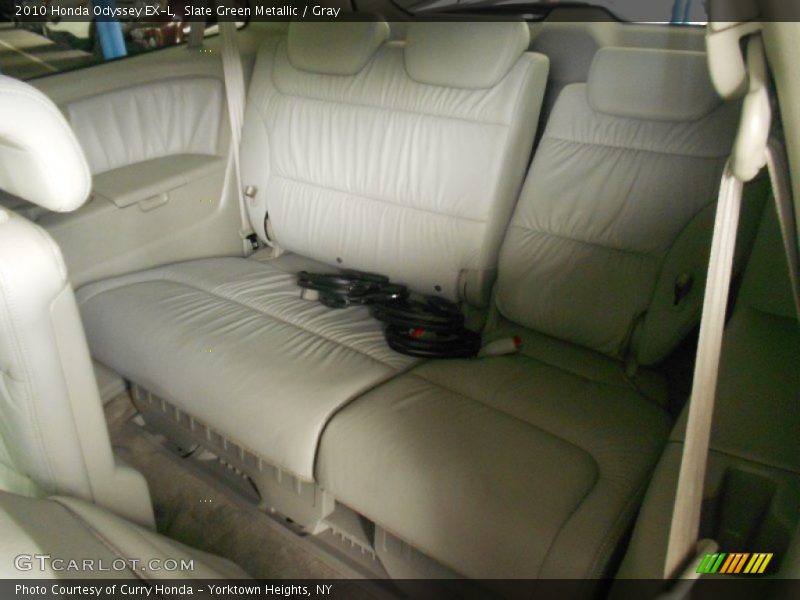 Slate Green Metallic / Gray 2010 Honda Odyssey EX-L