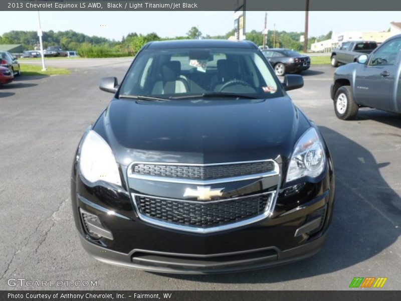 Black / Light Titanium/Jet Black 2013 Chevrolet Equinox LS AWD