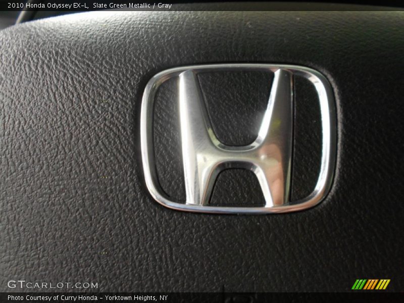 Slate Green Metallic / Gray 2010 Honda Odyssey EX-L