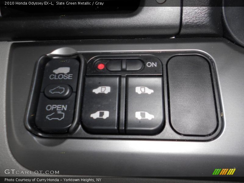 Slate Green Metallic / Gray 2010 Honda Odyssey EX-L