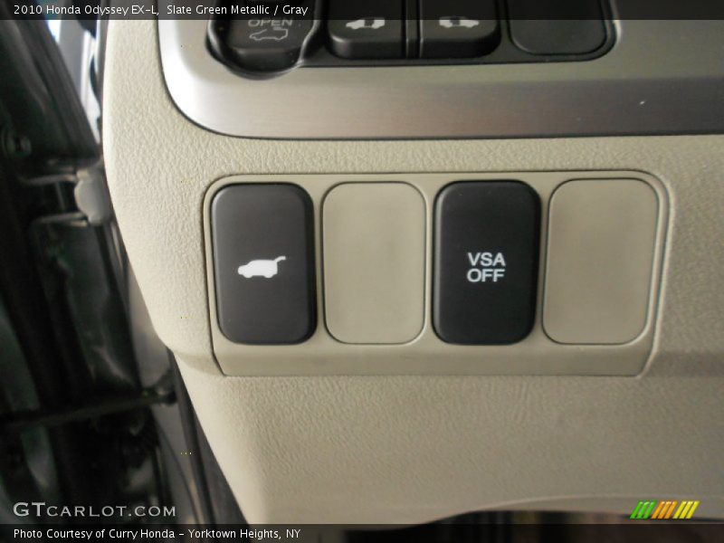 Slate Green Metallic / Gray 2010 Honda Odyssey EX-L