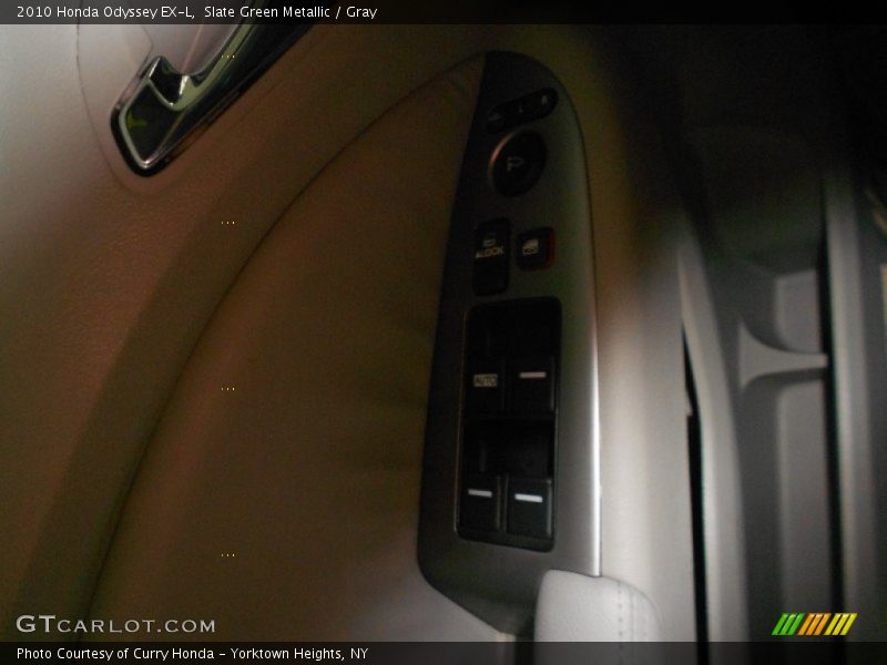 Slate Green Metallic / Gray 2010 Honda Odyssey EX-L