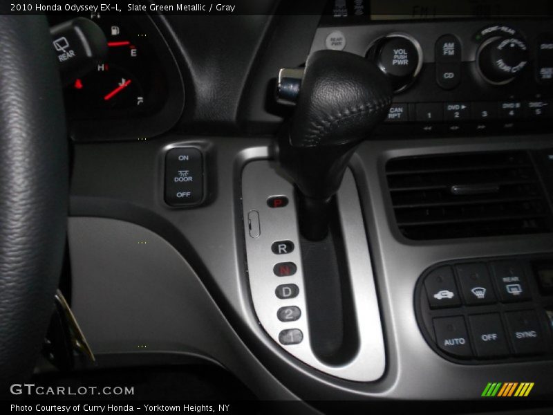 Slate Green Metallic / Gray 2010 Honda Odyssey EX-L