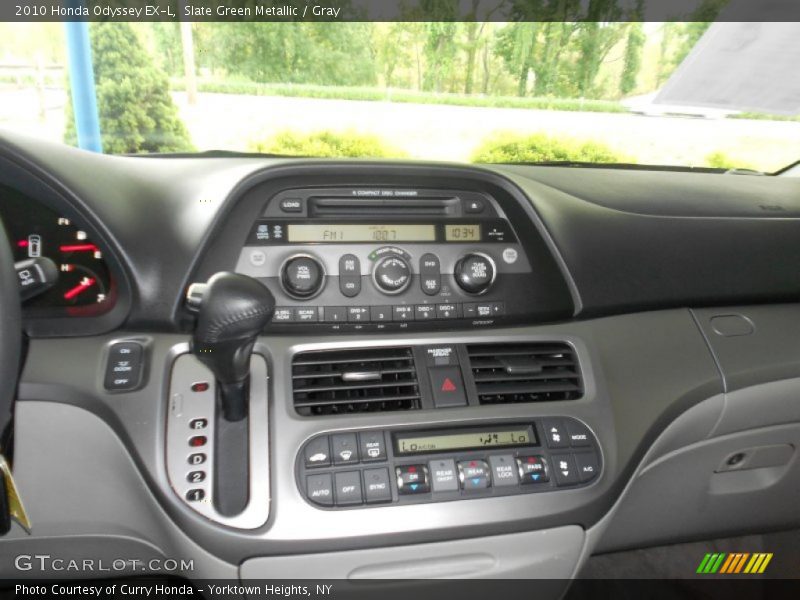 Slate Green Metallic / Gray 2010 Honda Odyssey EX-L