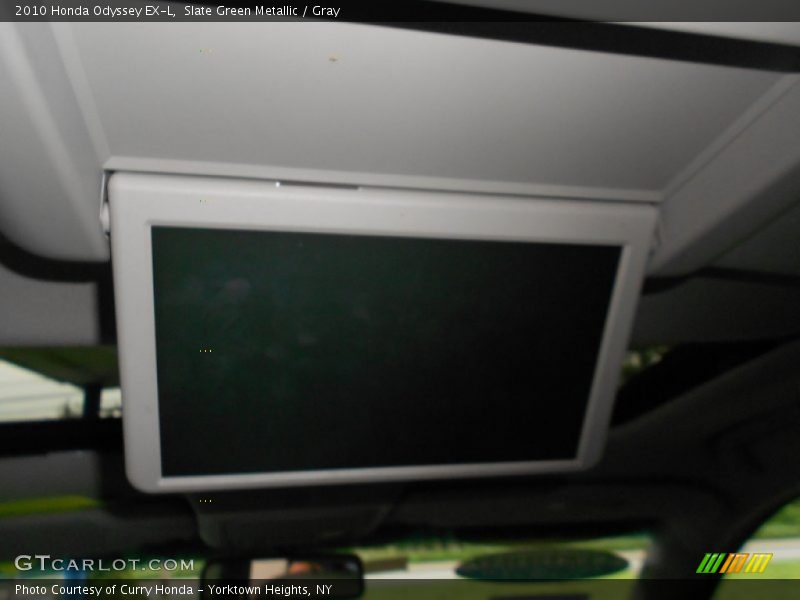 Slate Green Metallic / Gray 2010 Honda Odyssey EX-L