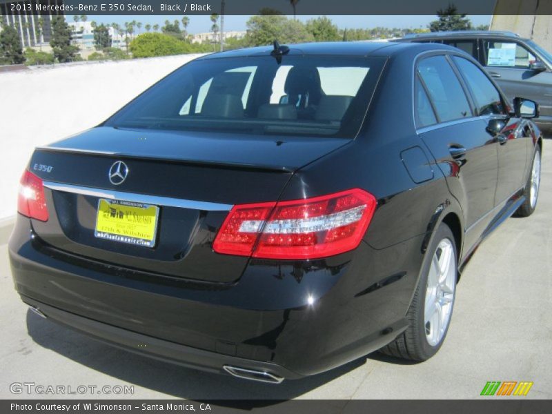 Black / Black 2013 Mercedes-Benz E 350 Sedan