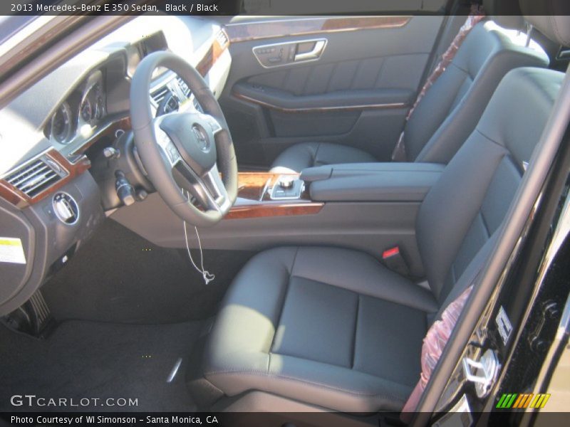 Black / Black 2013 Mercedes-Benz E 350 Sedan