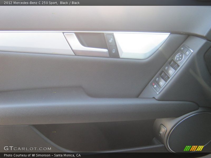 Black / Black 2012 Mercedes-Benz C 250 Sport
