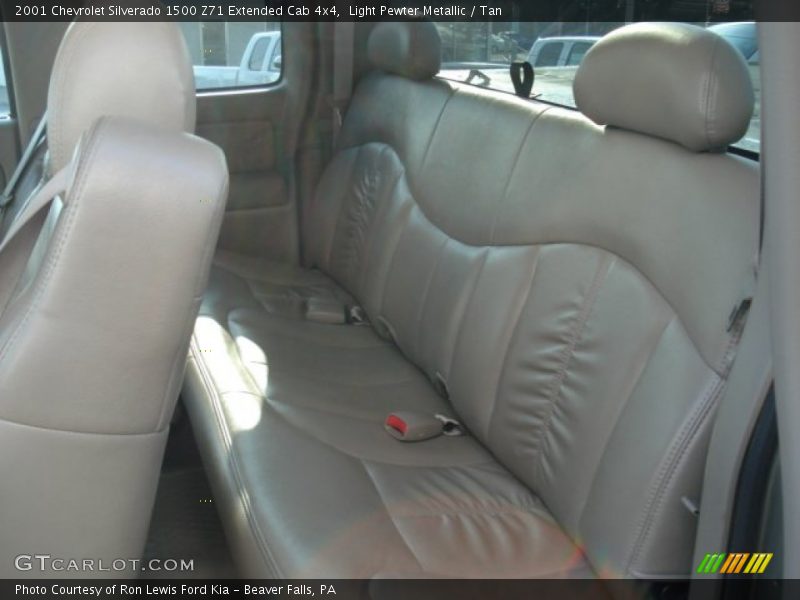 Light Pewter Metallic / Tan 2001 Chevrolet Silverado 1500 Z71 Extended Cab 4x4