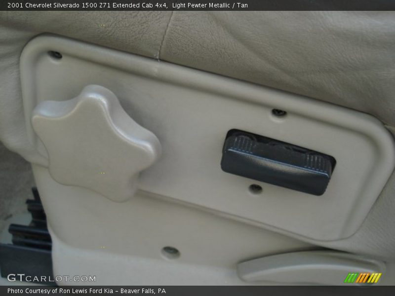 Light Pewter Metallic / Tan 2001 Chevrolet Silverado 1500 Z71 Extended Cab 4x4