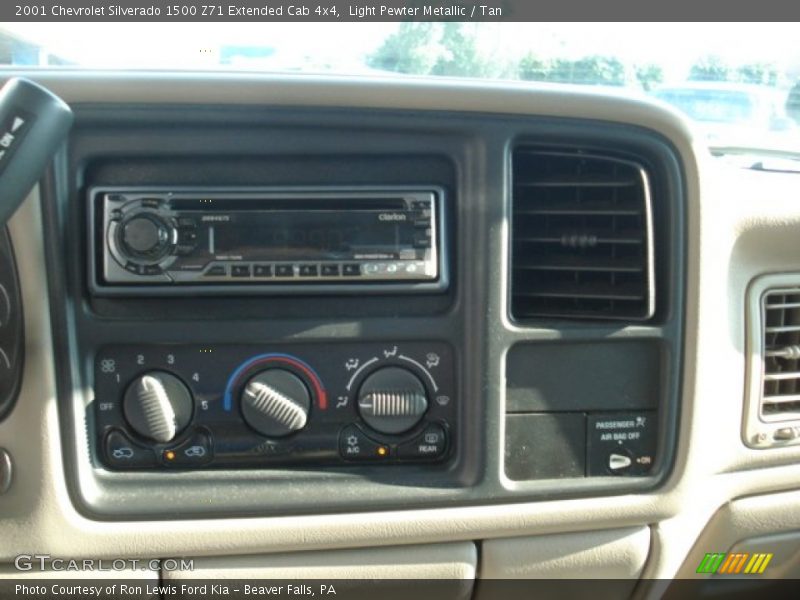 Light Pewter Metallic / Tan 2001 Chevrolet Silverado 1500 Z71 Extended Cab 4x4