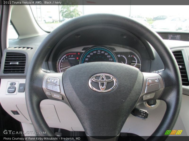 Black / Ivory 2011 Toyota Venza I4 AWD